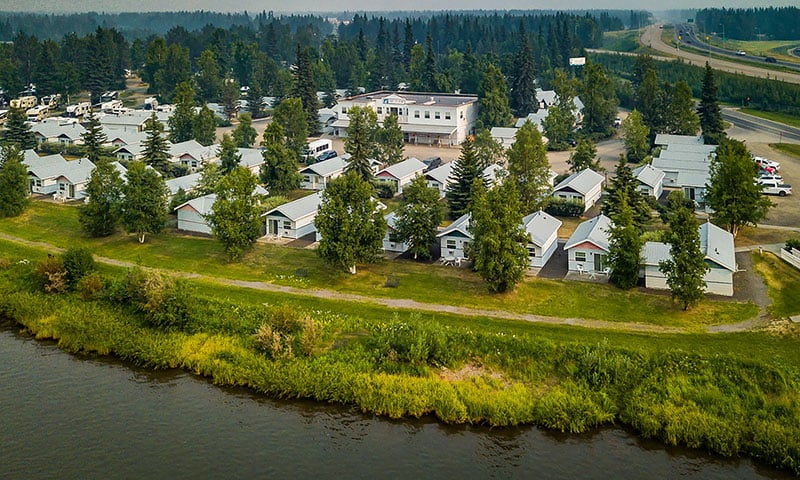 cottages on Chena River